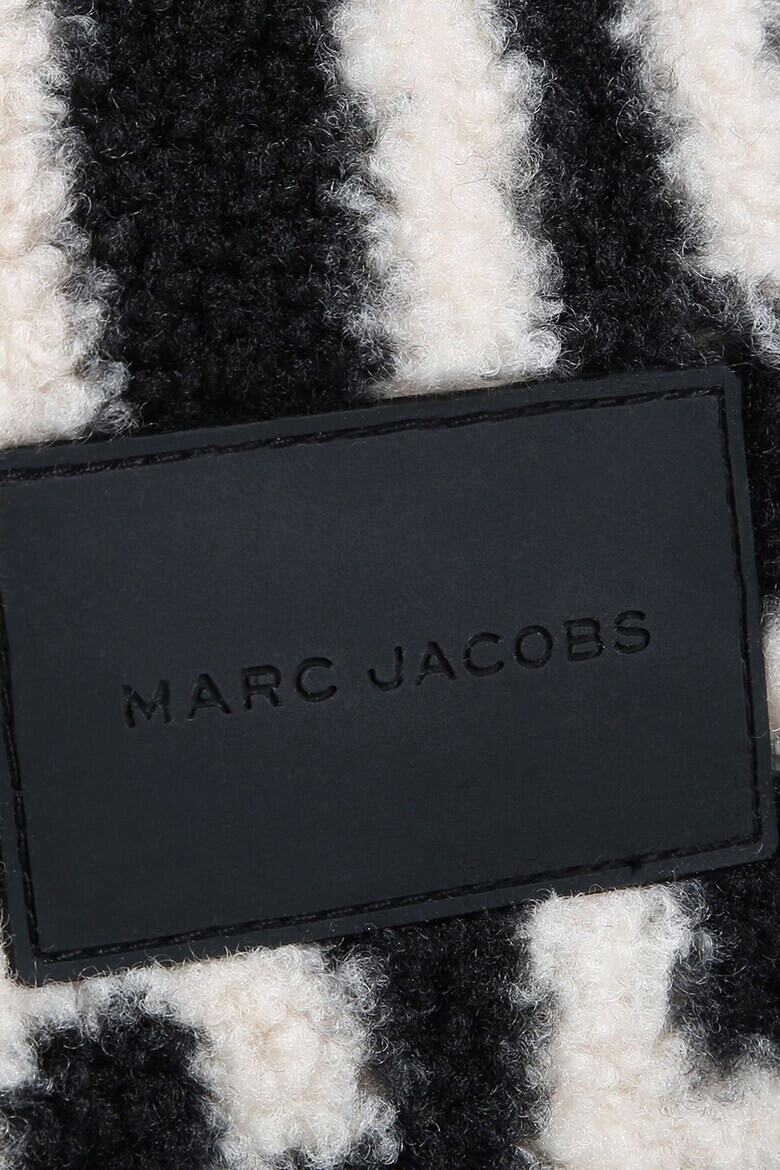 Marc Jacobs Раница с лого и мъхест дизайн - Pepit.bg