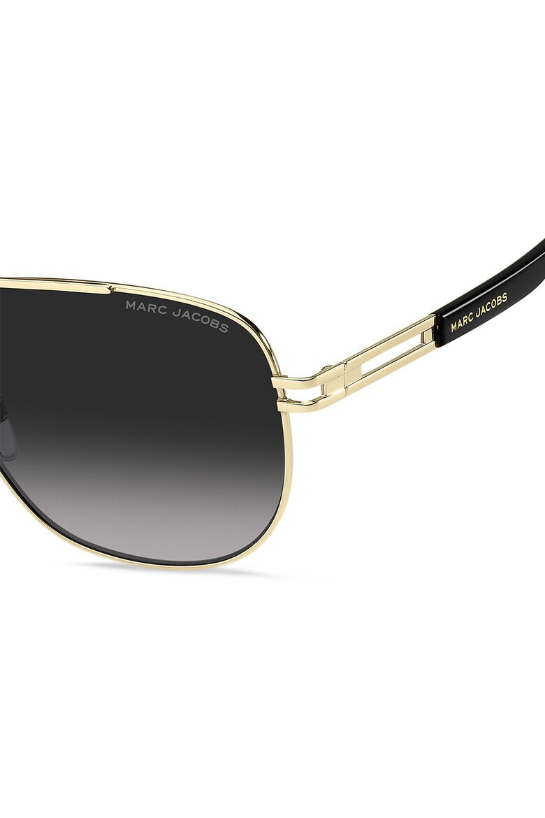 Marc Jacobs Слънчеви очила Aviator с градиента - Златист/Антрацитно сиво - Pepit.bg
