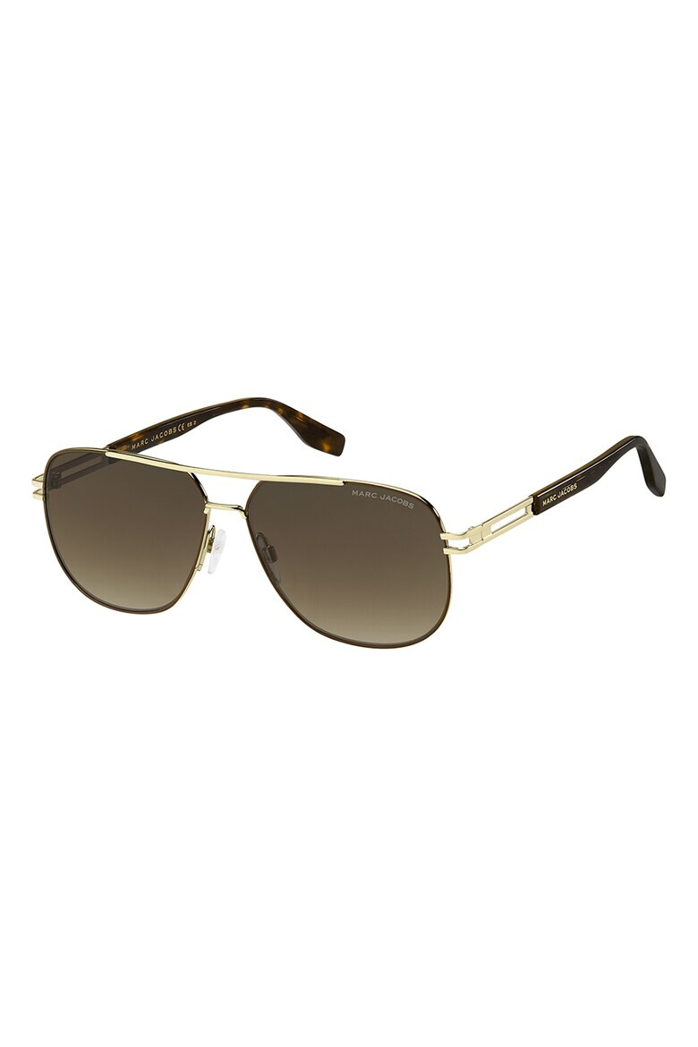Marc Jacobs Слънчеви очила Aviator с градиента - Златист/Кафяв - Pepit.bg
