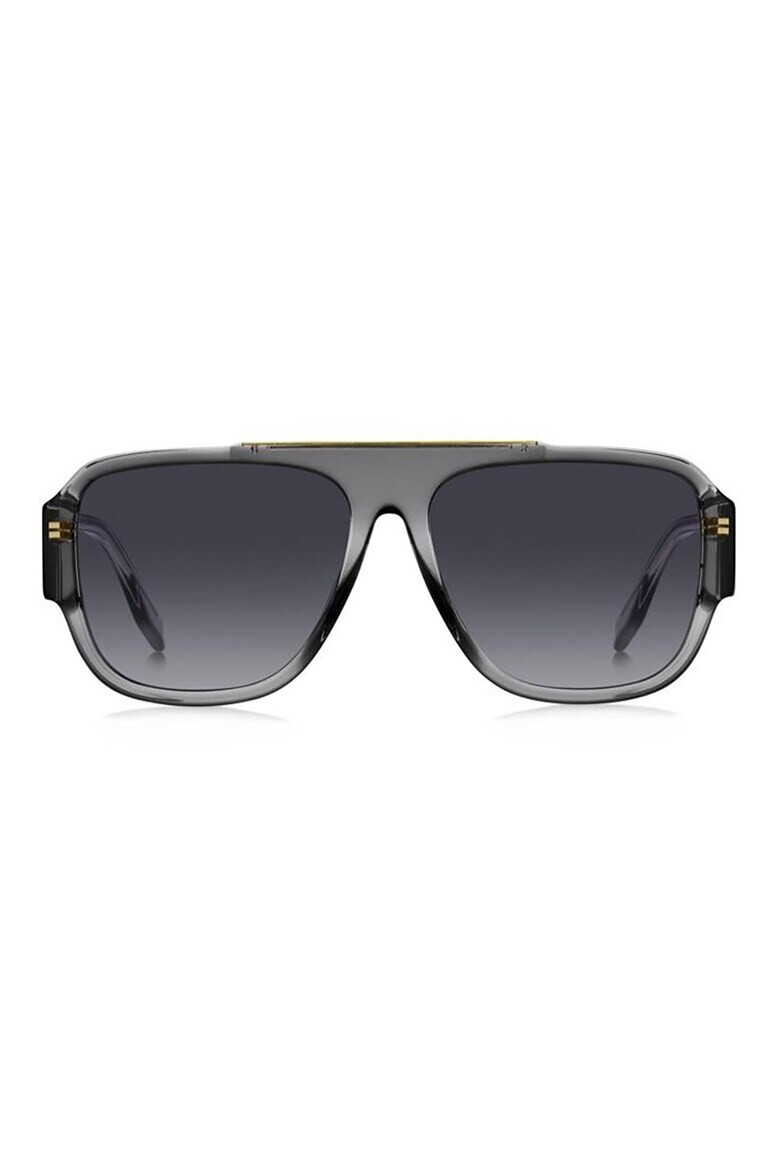 Marc Jacobs Сънчеви очила Pilot с лого - Златист/Сив - Pepit.bg