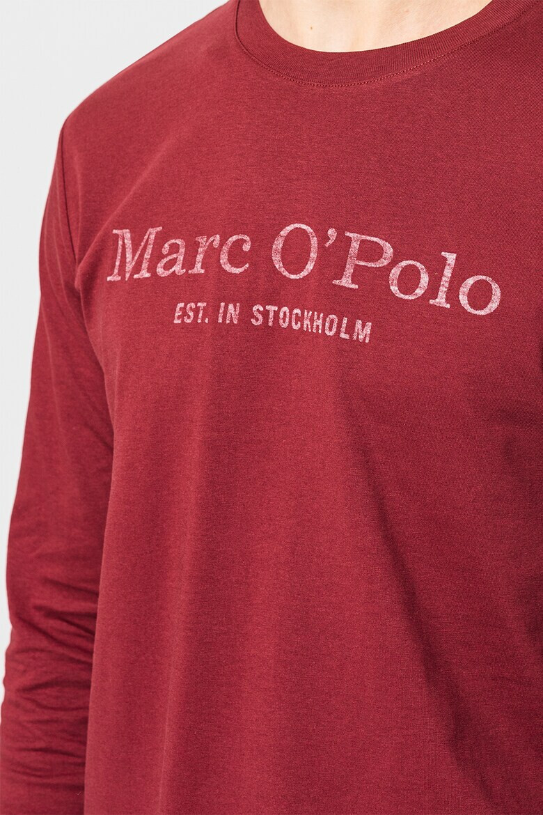 Marc OPolo Памучна блуза с лого - Pepit.bg