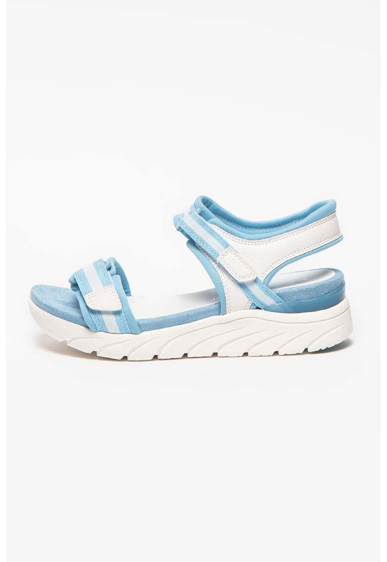 Marco Tozzi Скосени сандали с велкро - Pepit.bg