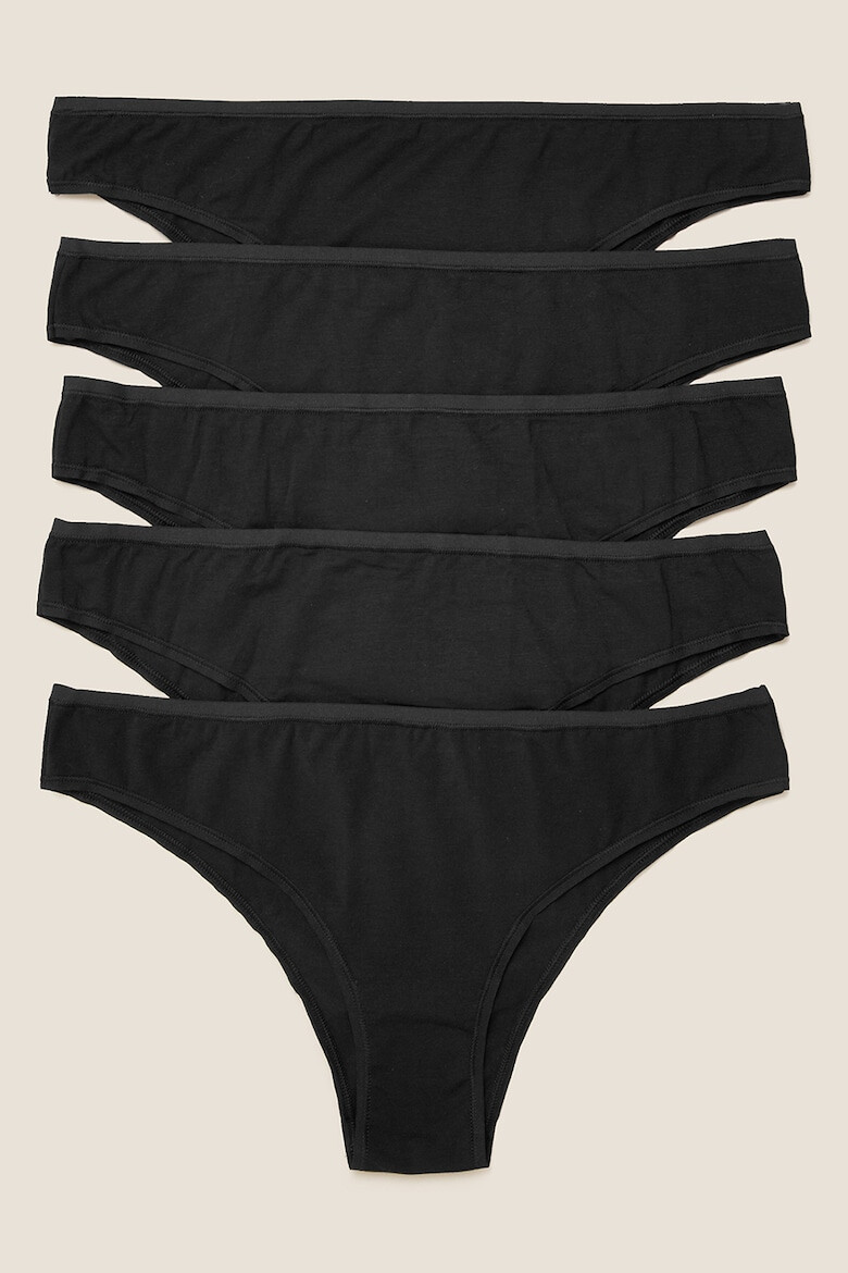 Marks  Spencer Бикини бразилиана с модал - 5 чифта - Pepit.bg