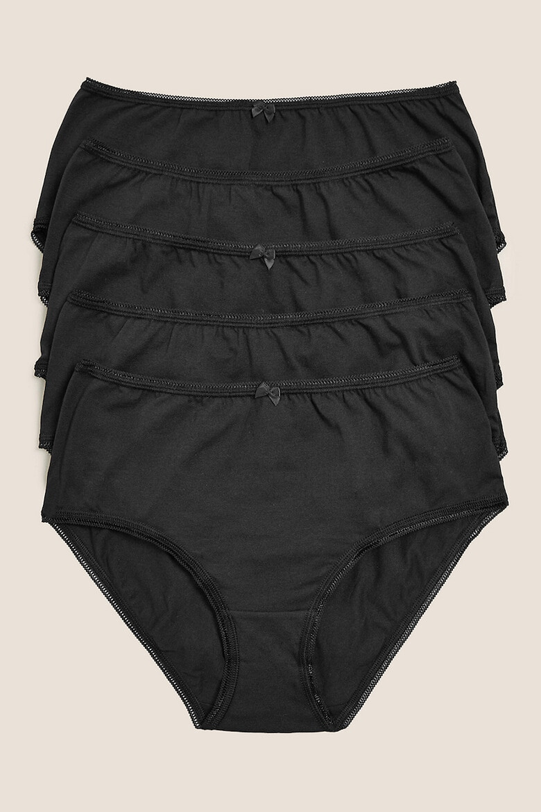 Marks & Spencer Бикини хипстър с памук 5 чифта - Pepit.bg