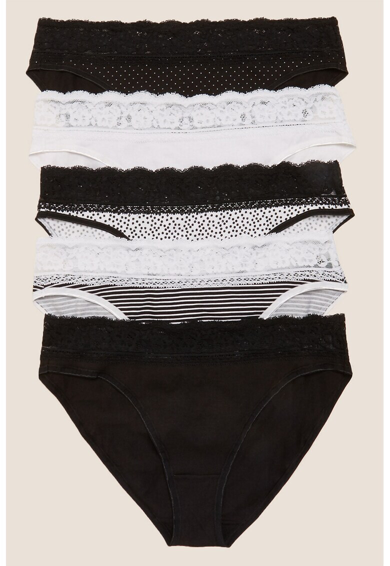 Marks & Spencer Бикини с дантела - 5 чифта - Pepit.bg