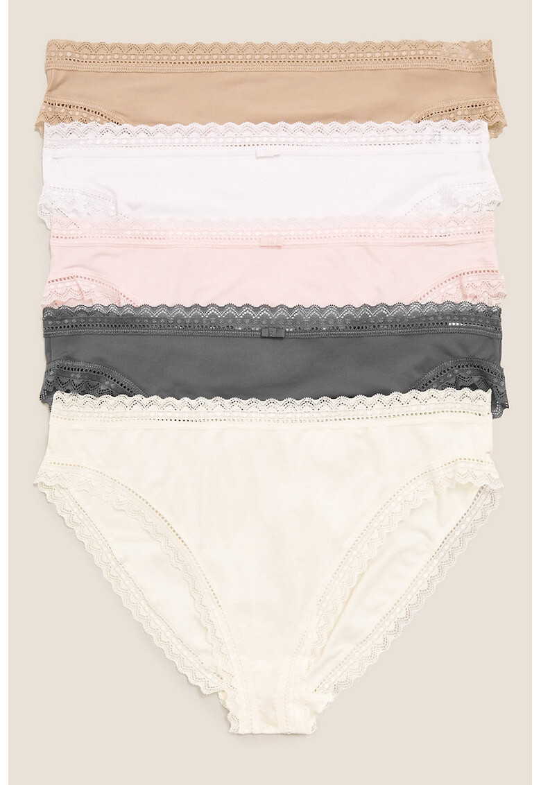 Marks & Spencer Бикини с дантела - 5 чифта - Pepit.bg
