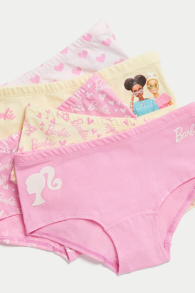 Marks & Spencer Бикини с принт Barbie 5 чифта - Pepit.bg