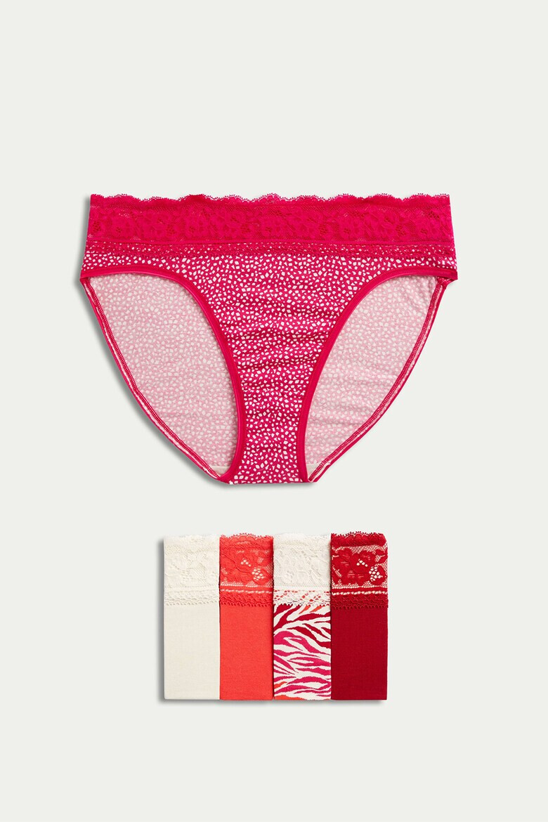 Marks  Spencer Бикини с висока талия - 5 чифта - Pepit.bg