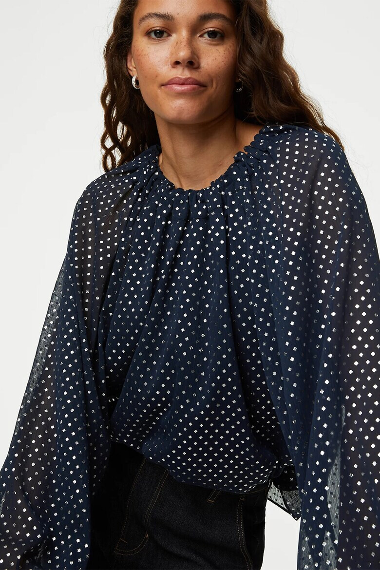 Marks  Spencer Блуза на точки - Pepit.bg