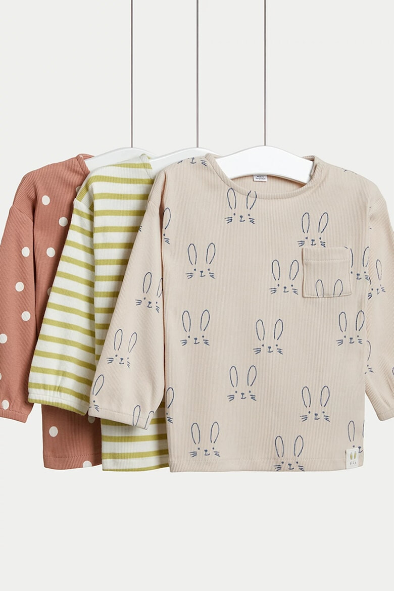 Marks  Spencer Блуза с десен - 3 броя - Pepit.bg
