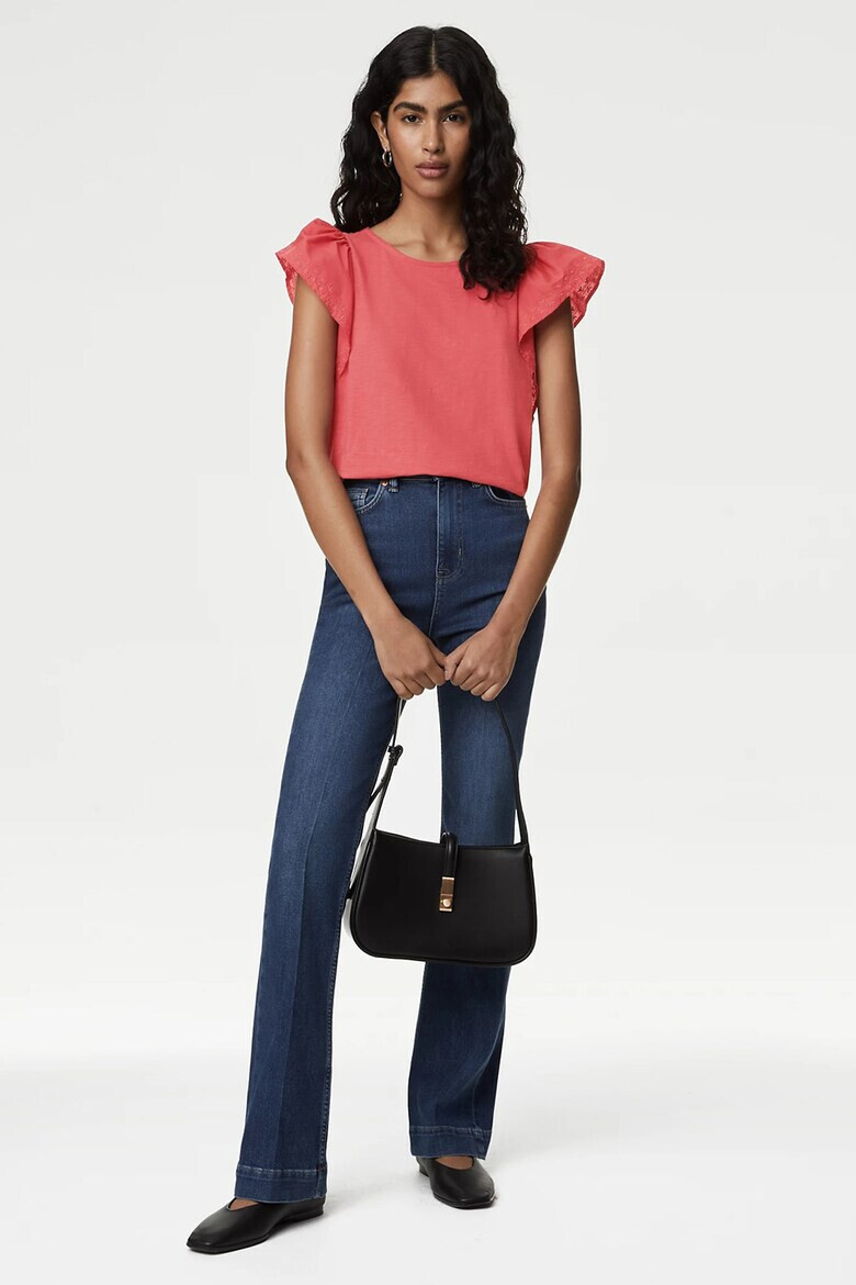 Marks  Spencer Блуза с флорални бродерии - Pepit.bg