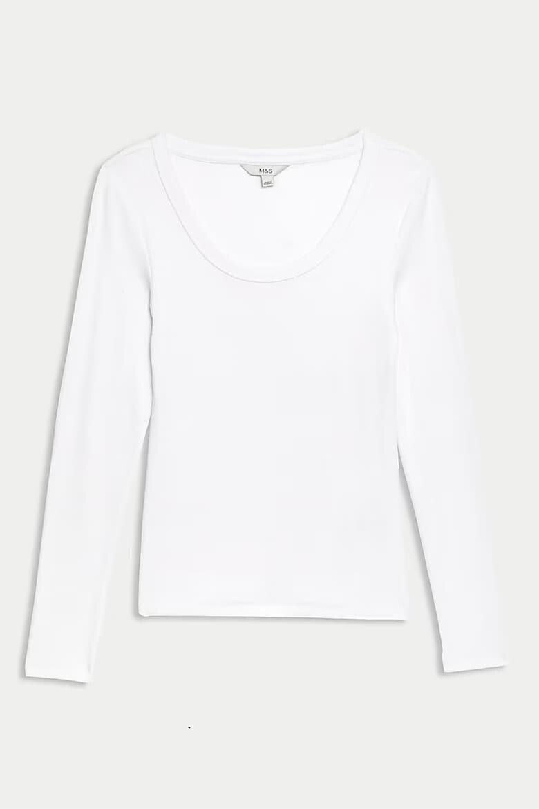 Marks  Spencer Блуза с овално деколте - Pepit.bg