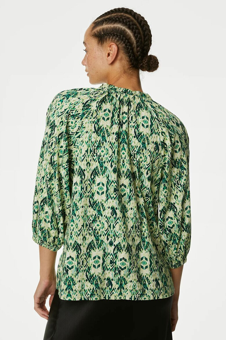 Marks  Spencer Блуза с шарки и шпиц - Pepit.bg