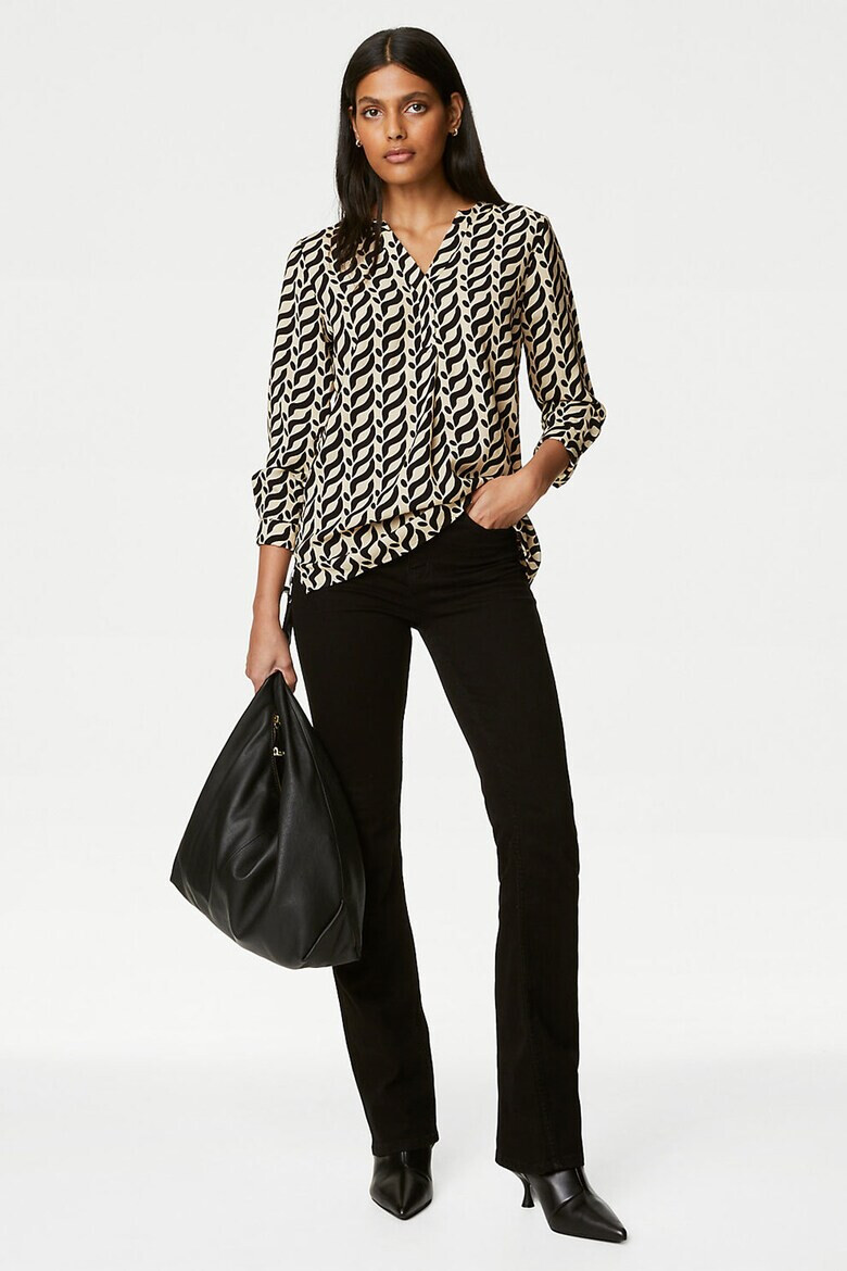 Marks  Spencer Блуза с шпиц и шарки - Pepit.bg