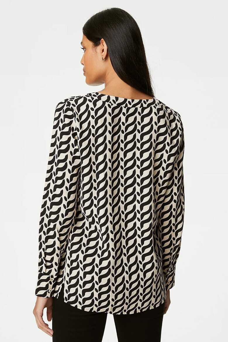 Marks  Spencer Блуза с шпиц и шарки - Pepit.bg