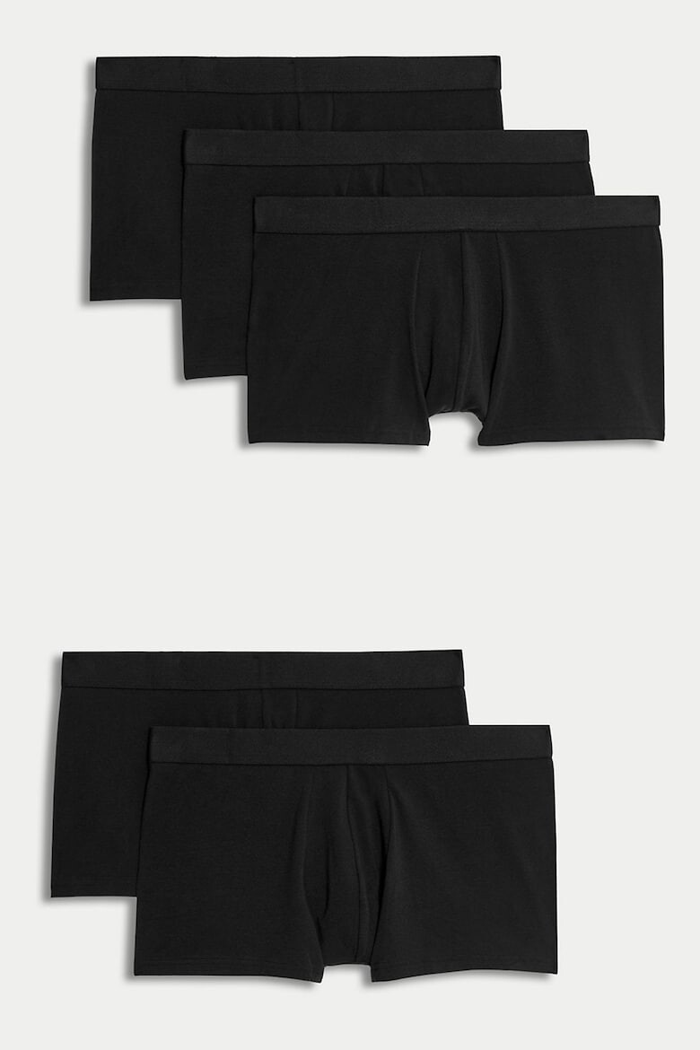 Marks  Spencer Боксерки с еластична талия - 5 чифта - Pepit.bg