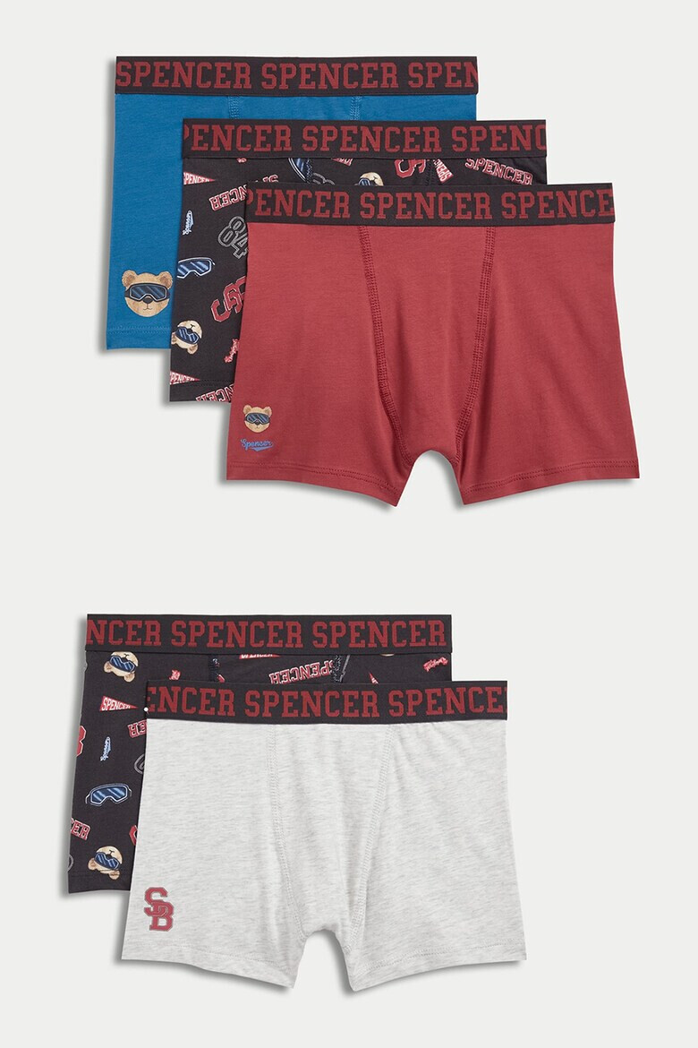 Marks  Spencer Боксерки с памук - 5 чифта - Pepit.bg