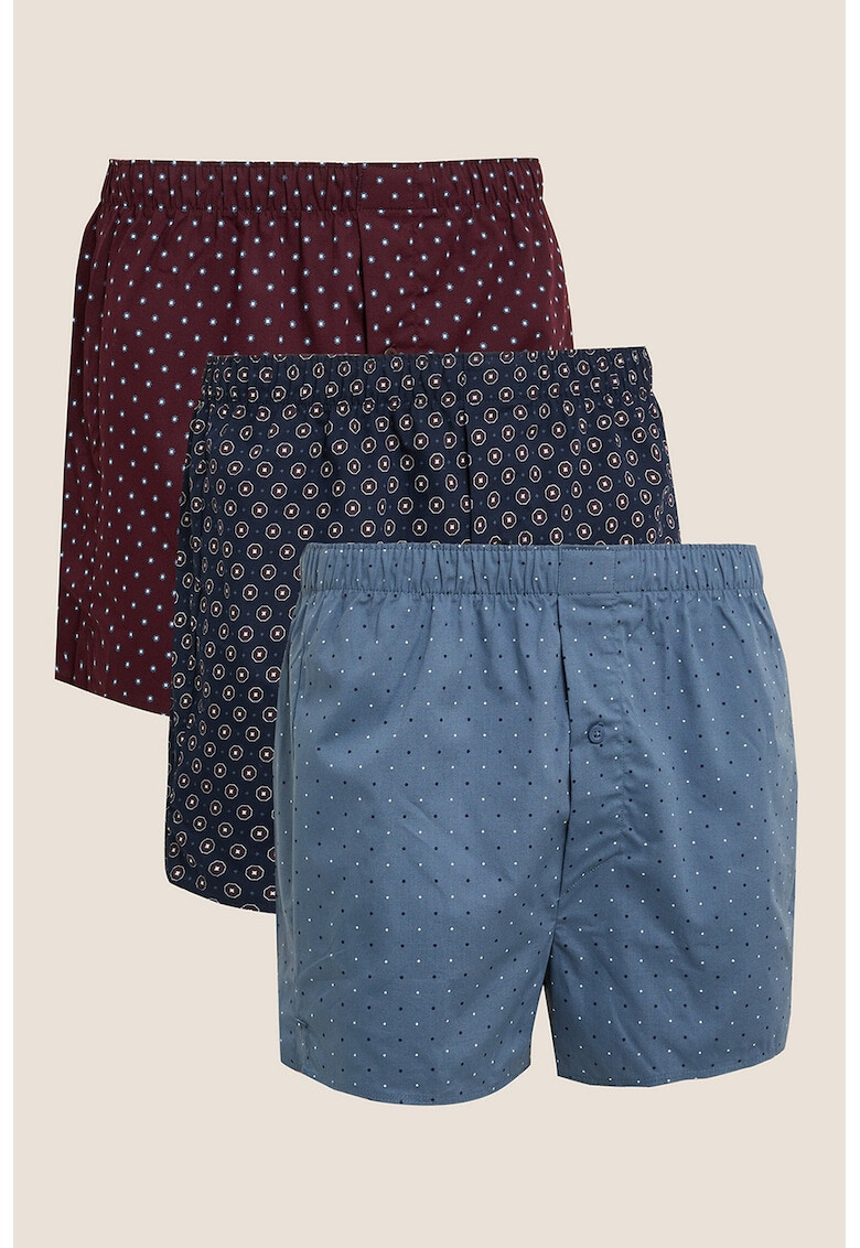 Marks & Spencer Боксерки с щампа - 3 чифта - Pepit.bg