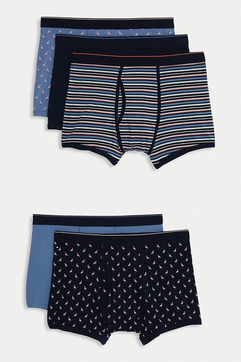 Marks  Spencer Боксерки с шарка - 5 чифта - Pepit.bg