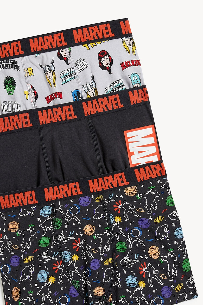 Marks & Spencer Боксерки с щампа на Marvel - 3 чифта - Pepit.bg