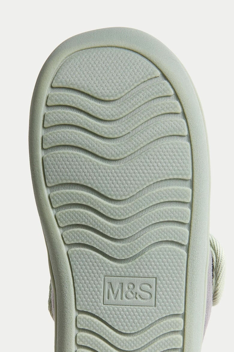 Marks & Spencer Чехли с велкро и бродерии - Pepit.bg