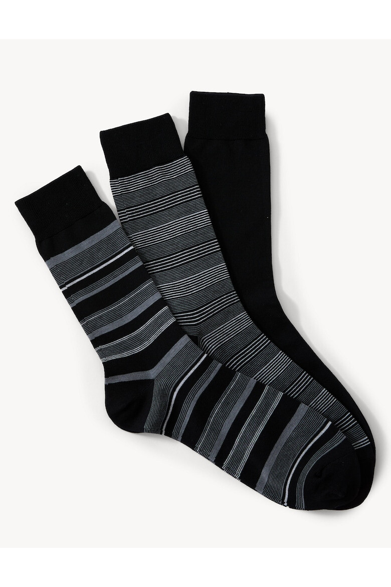 Marks  Spencer Чорапи с модал - 3 чифта - Pepit.bg