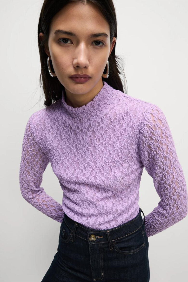 Marks  Spencer Дантелена блуза с ниска яка - Pepit.bg