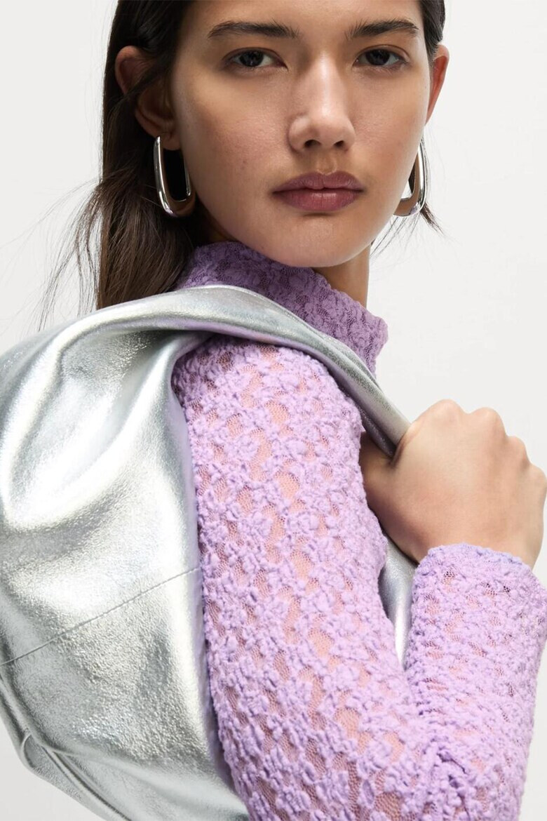 Marks  Spencer Дантелена блуза с ниска яка - Pepit.bg