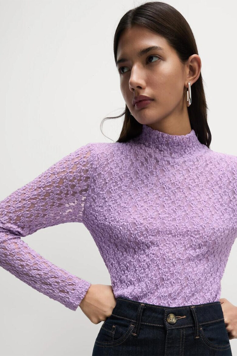 Marks  Spencer Дантелена блуза с ниска яка - Pepit.bg