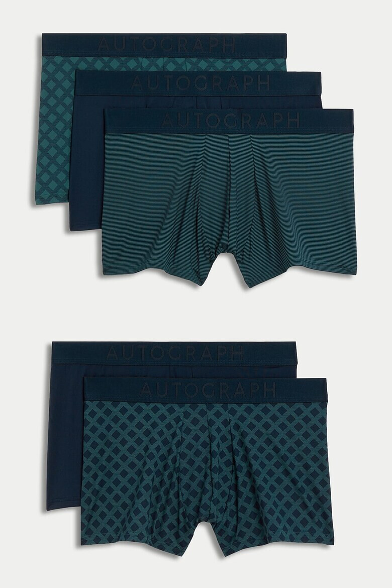 Marks  Spencer Десенирани боксерки - 5 чифта - Pepit.bg