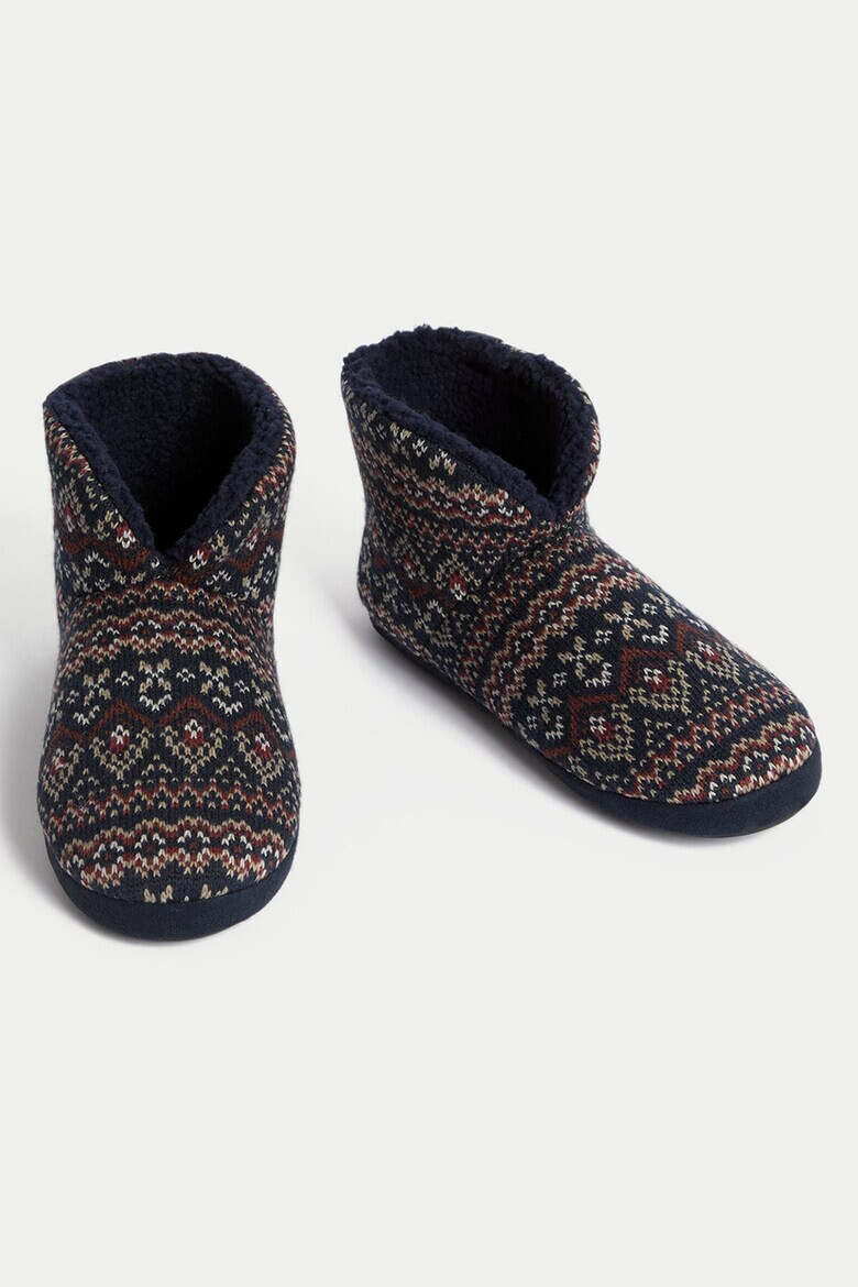 Marks  Spencer Десенирани домашни ботинки - Pepit.bg