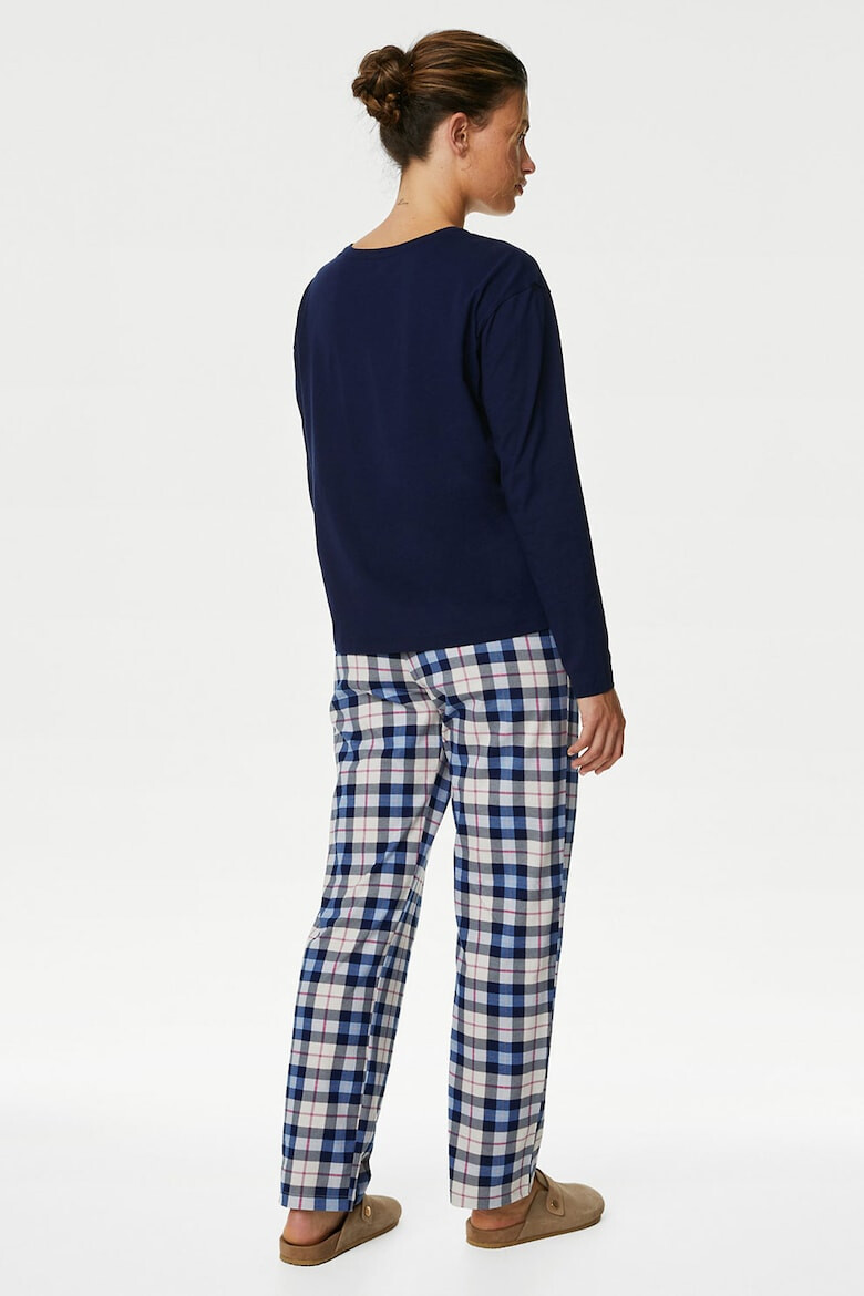 Marks  Spencer Дълга карирана жилетка - Pepit.bg