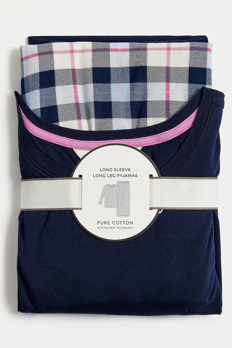 Marks  Spencer Дълга карирана жилетка - Pepit.bg