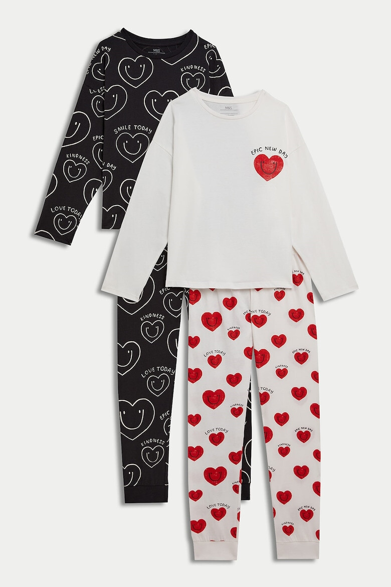 Marks & Spencer Дълга пижама - 2 чифта - Pepit.bg