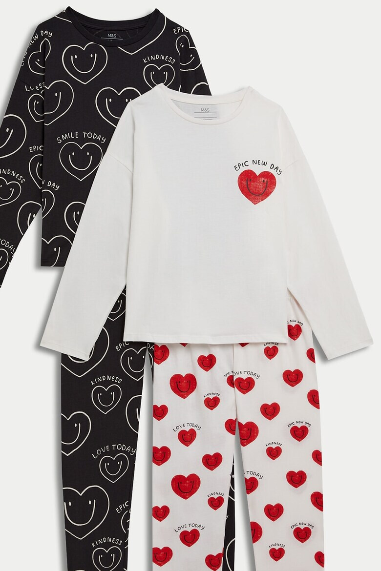 Marks & Spencer Дълга пижама - 2 чифта - Pepit.bg