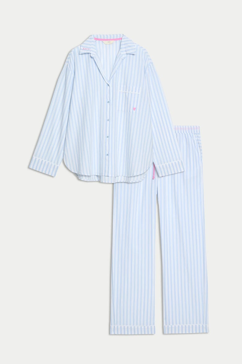 Marks  Spencer Дълга пижама на райе - Pepit.bg