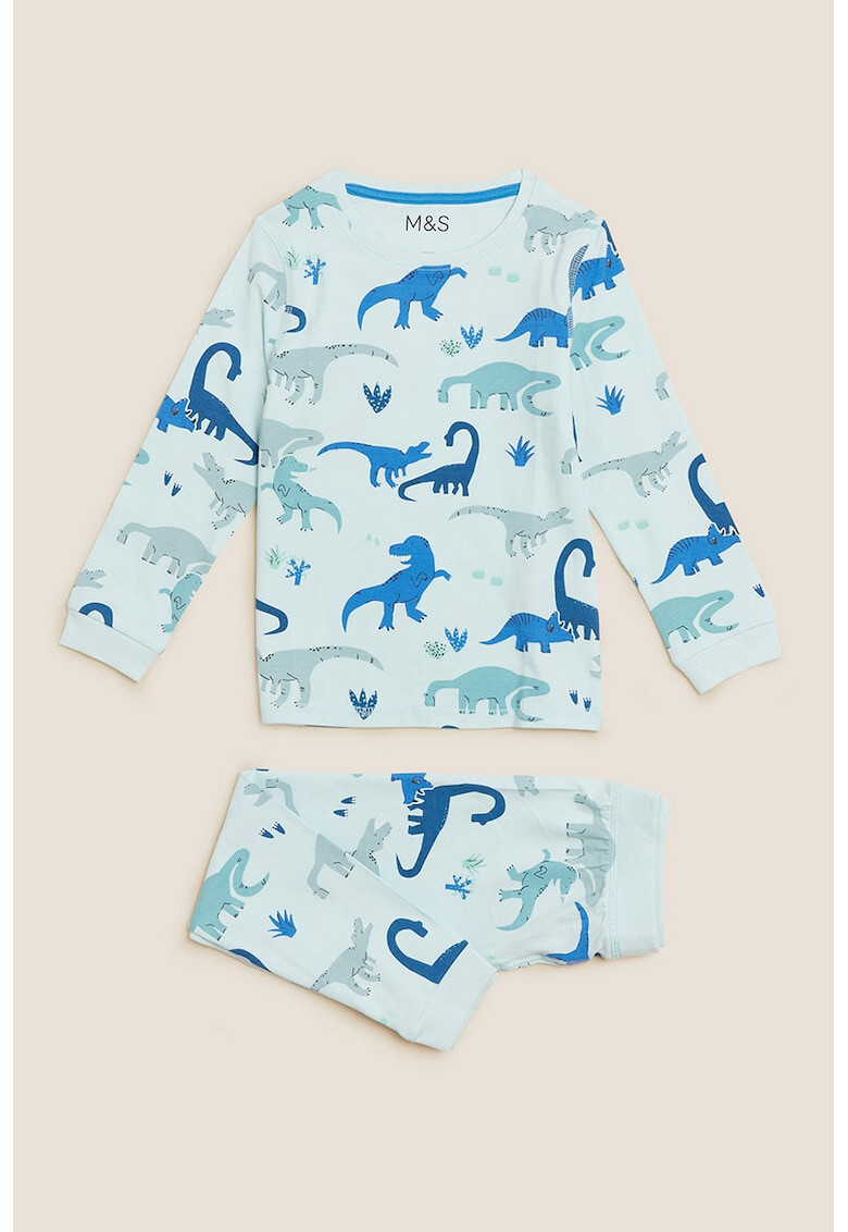 Marks & Spencer Дълга пижама с фигурален десен - Pepit.bg