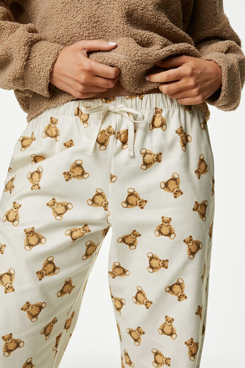 Marks  Spencer Дълга пижама с фигурална шарка - Pepit.bg