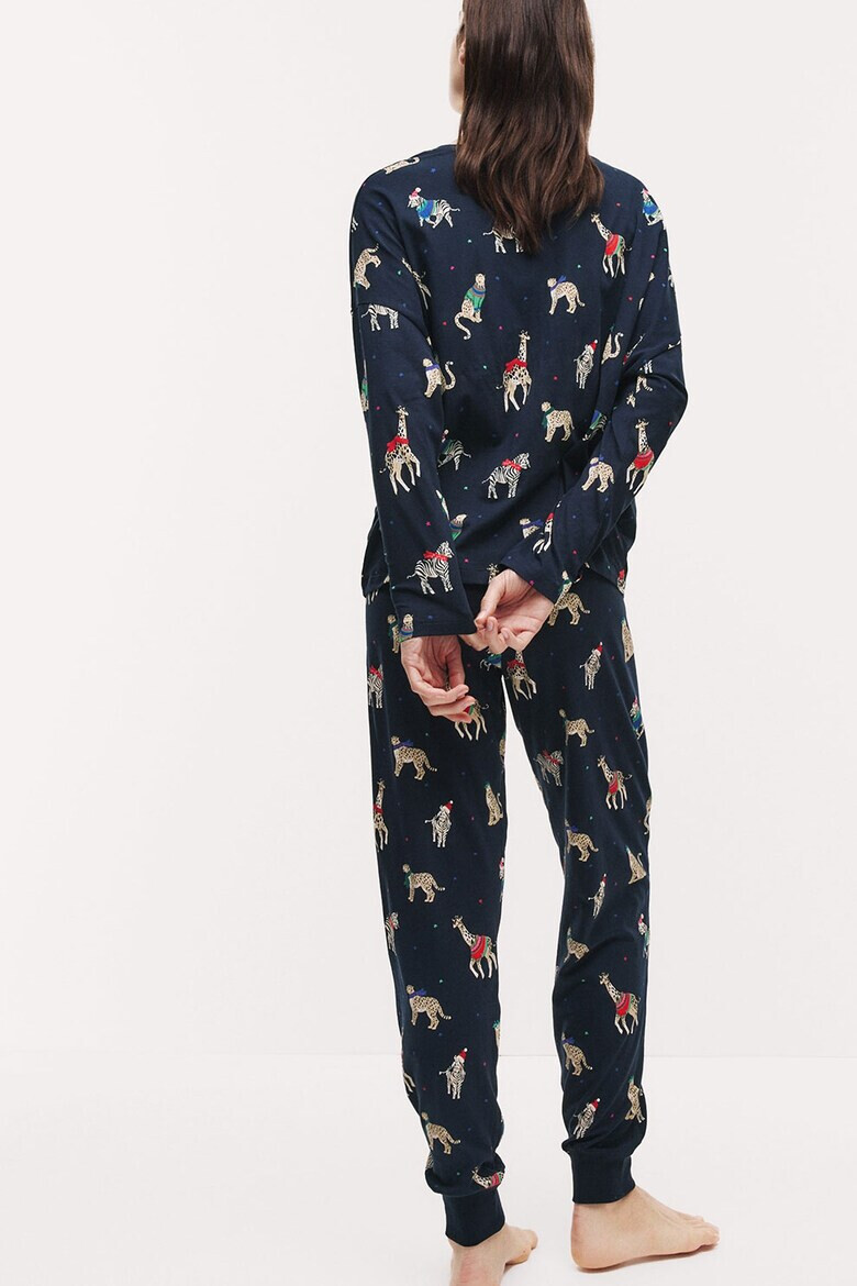 Marks  Spencer Дълга пижама с графика - Pepit.bg