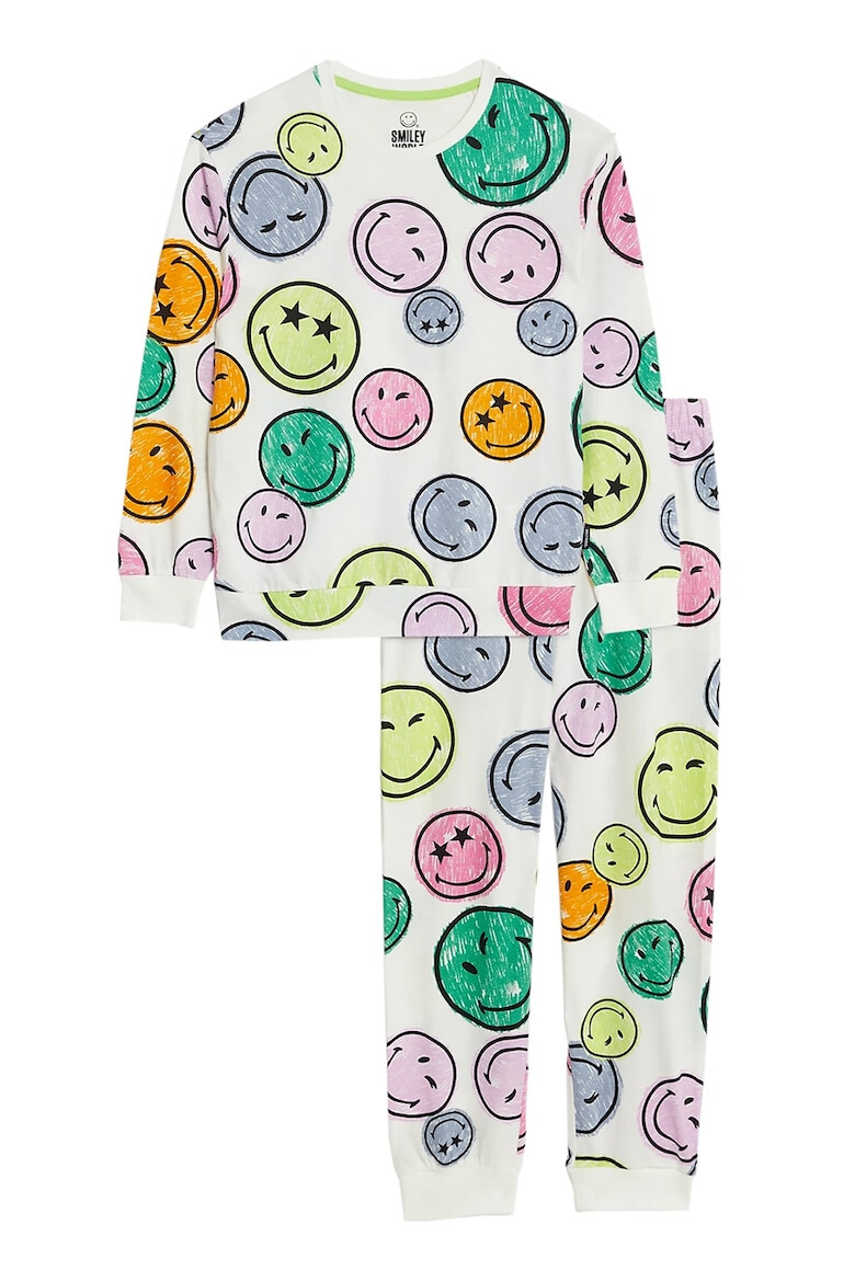 Marks  Spencer Дълга пижама с щампа - Pepit.bg