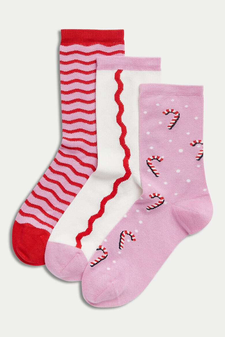 Marks & Spencer Дълги чорапи - 3 чифта - Pepit.bg