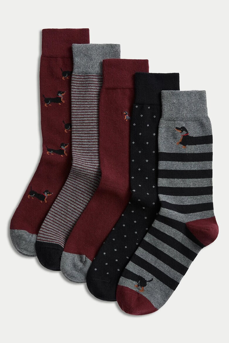 Marks  Spencer Дълги чорапи 5 чифта - Pepit.bg