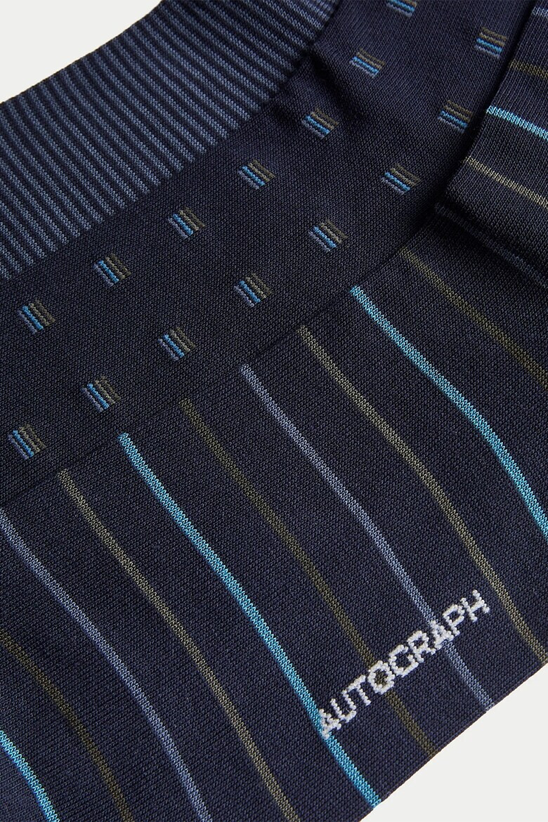 Marks  Spencer Дълги чорапи с шарка - 3 чифта - Pepit.bg