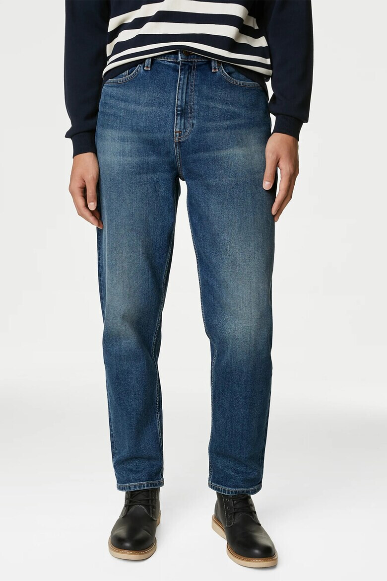 Marks  Spencer Дънки със захабен ефект - Pepit.bg