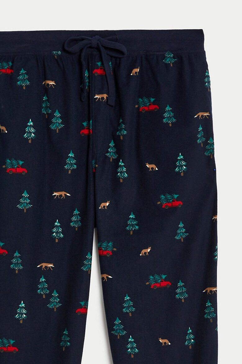 Marks  Spencer Долна пижама с принт - Pepit.bg