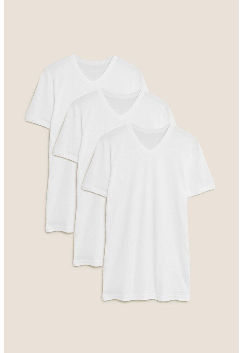 Marks  Spencer Домашна тениска с шпиц - 3 броя - Pepit.bg
