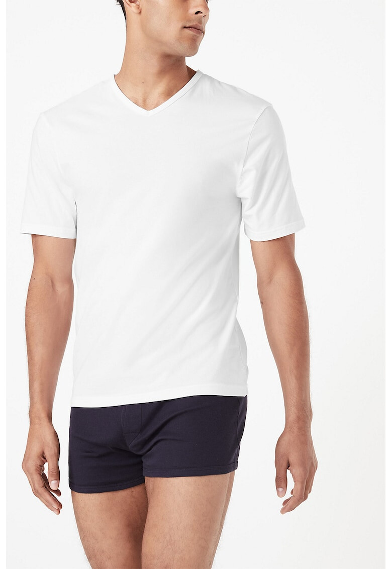 Marks & Spencer Домашна тениска с шпиц деколте - Pepit.bg