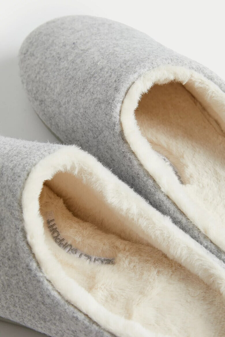 Marks  Spencer Домашни пантофи с еко пух - Pepit.bg