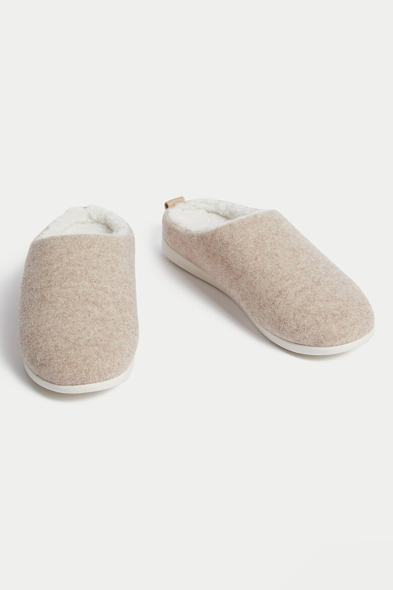 Marks  Spencer Домашни пантофи с еко пух - Pepit.bg