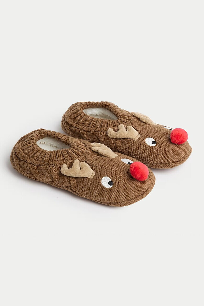 Marks & Spencer Домашни пантофи с форма на Reindeer - Pepit.bg